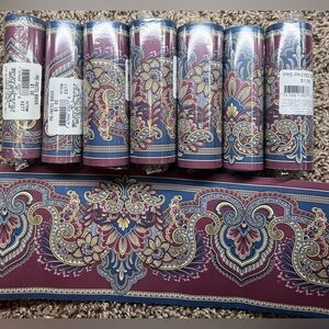 Vintage Wallpaper Borders 8 Rolls x 4 yards 0277 D.W. Wallcovering Abstract